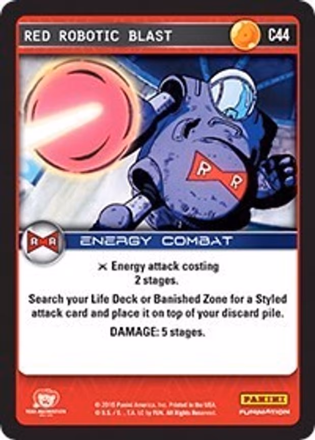 Red Robotic Blast - Common (C44)