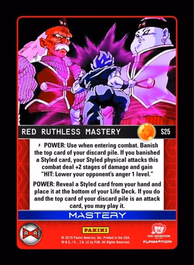 Red Ruthless Mastery - Starter (S25)
