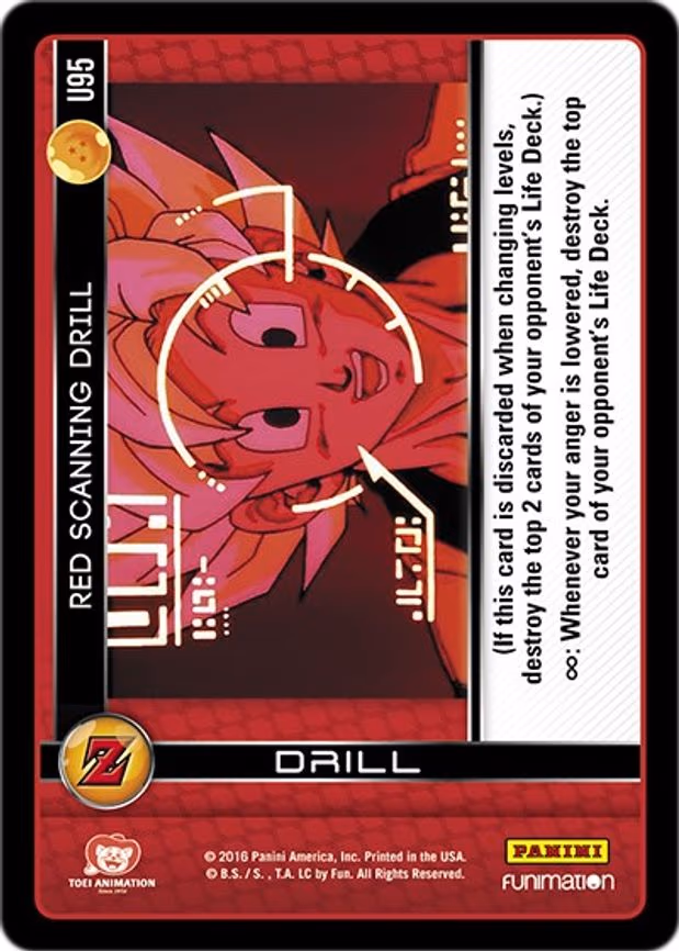 Red Scanning Drill - Uncommon (U95)