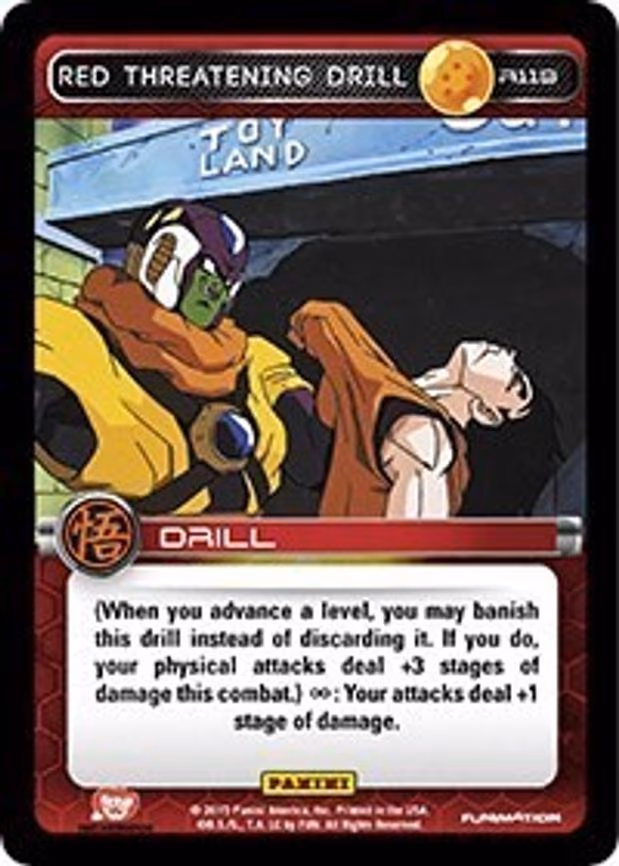 Red Threatening Drill - Rare (R119)