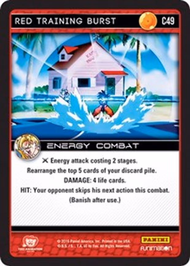 Red Training Burst - Common (C49)