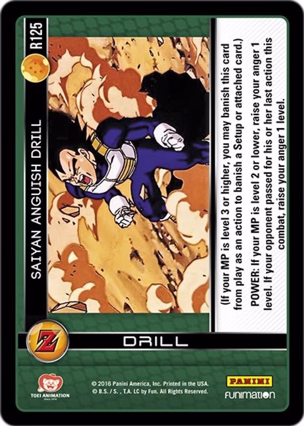 Saiyan Anguish Drill - Rare (R125)