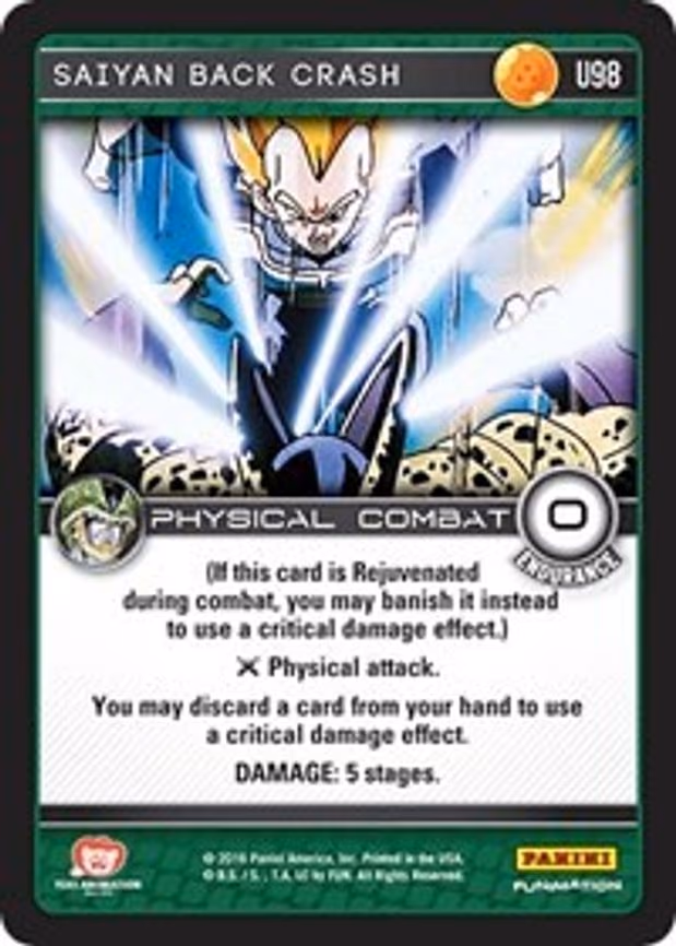 Saiyan Back Crash - Uncommon (U98)