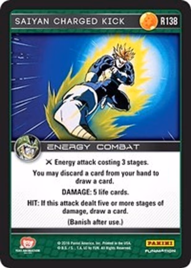 Saiyan Charged Kick - Rare (R138)