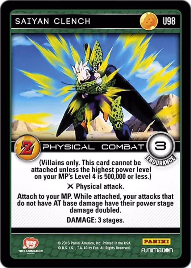 Saiyan Clench - Uncommon (U98)