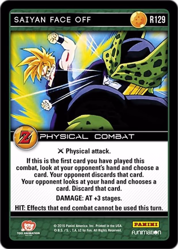 Saiyan Face Off - Rare (R129)