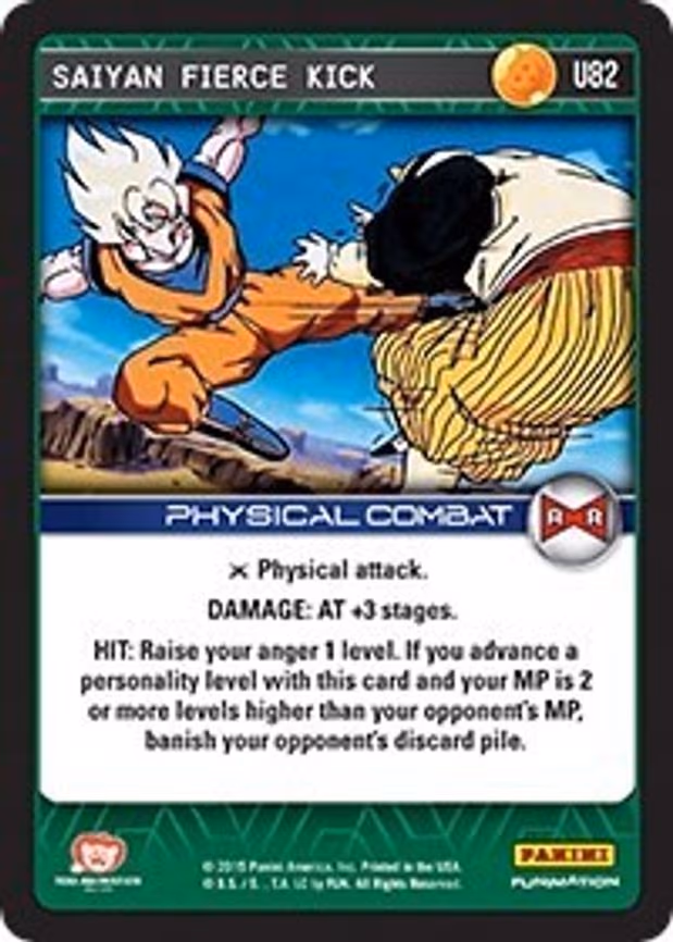 Saiyan Fierce Kick - Uncommon (U82)