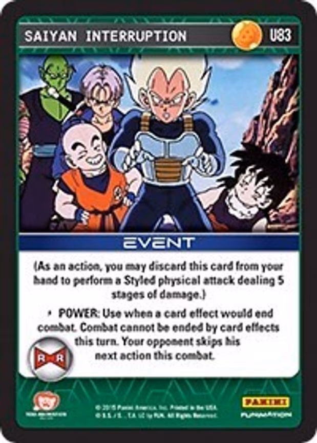 Saiyan Interruption - Uncommon (U83)