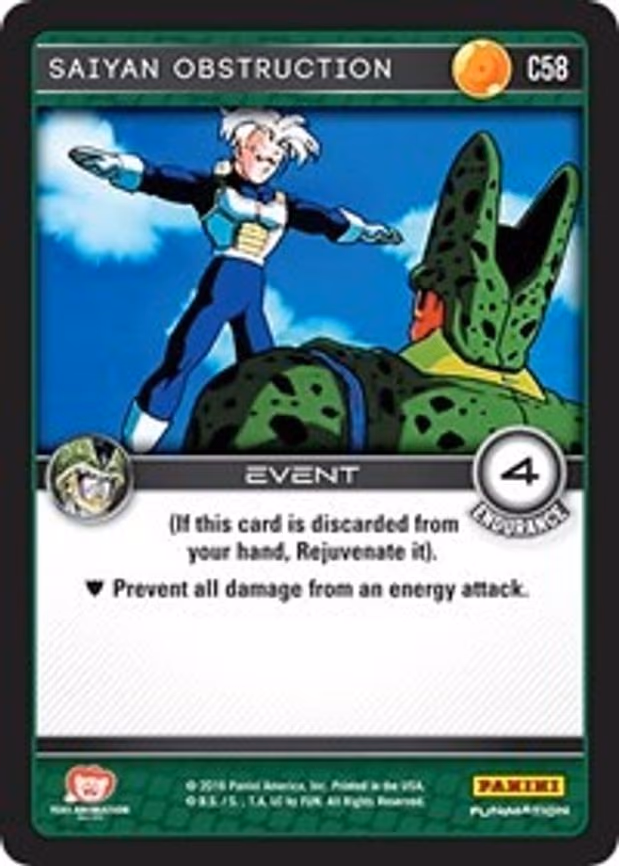 Saiyan Obstruction - Common (C58)
