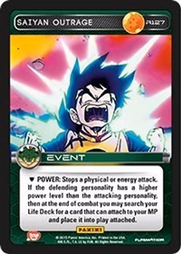 Saiyan Outrage - Rare (R127)