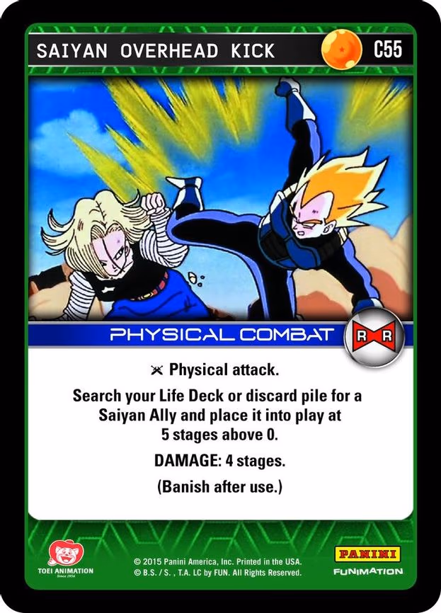 Saiyan Overhead Kick - Common (C55)