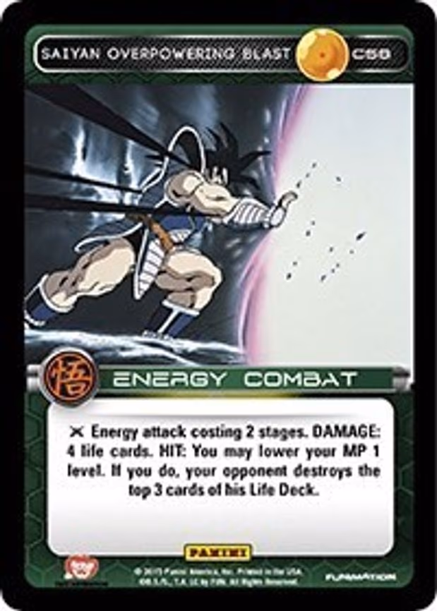 Saiyan Overpowering Blast - Common (C58)