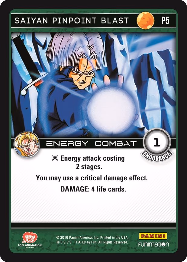 Saiyan Pinpoint Blast (Vengeance) - Promo (P5)