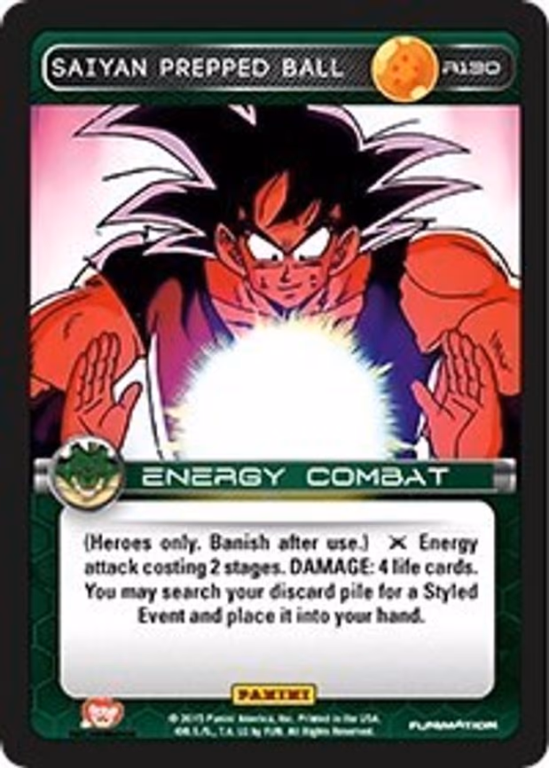 Saiyan Prepped Ball - Rare (R130)