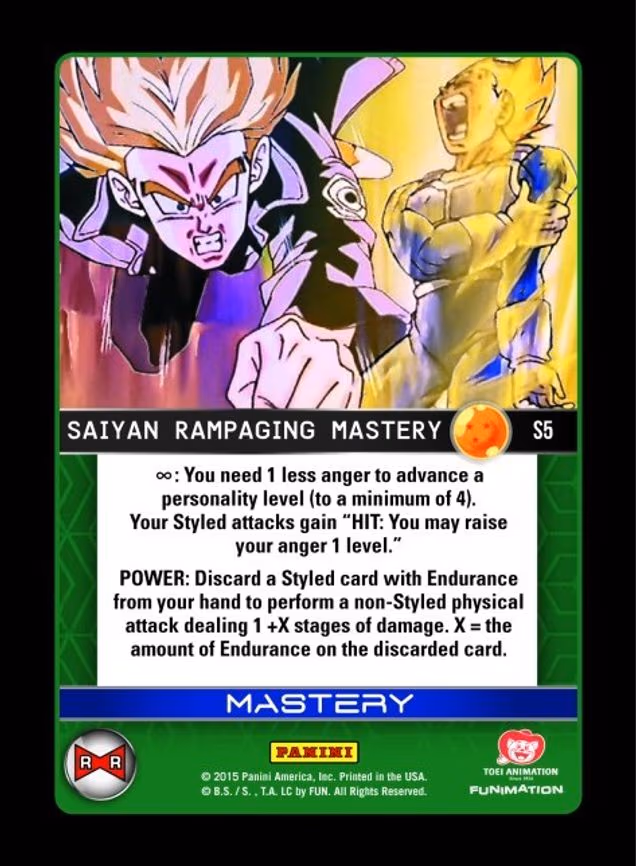 Saiyan Rampaging Mastery - Starter (S5)