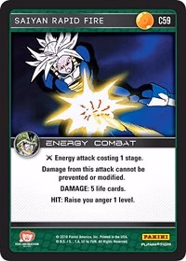 Saiyan Rapid Fire - Common (C59)