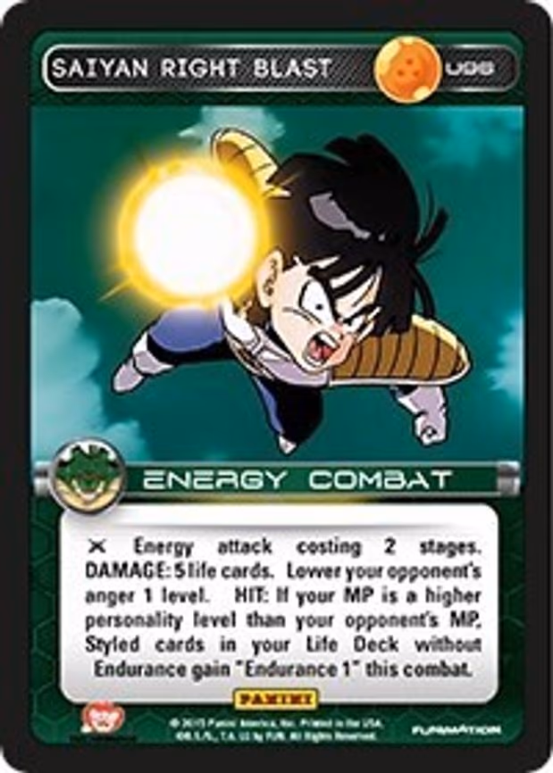 Saiyan Right Blast - Uncommon (U96)