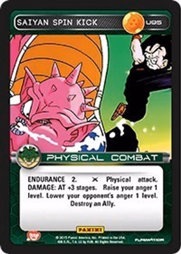 Saiyan Spin Kick - Uncommon (U95)