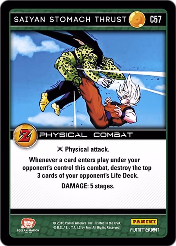 Saiyan Stomach Thrust - Common (C57)