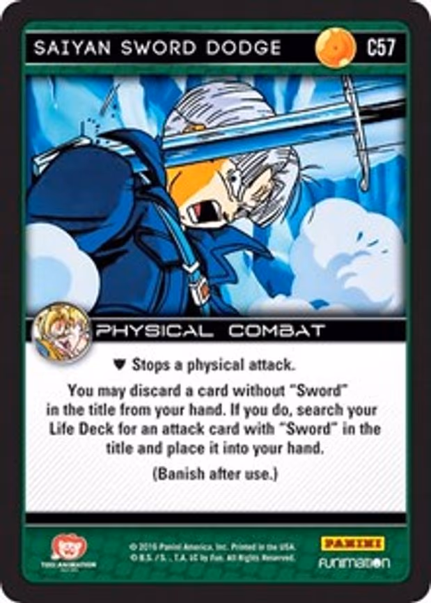 Saiyan Sword Dodge - Common (C57)