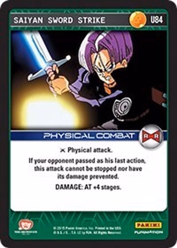 Saiyan Sword Strike - Uncommon (U84)