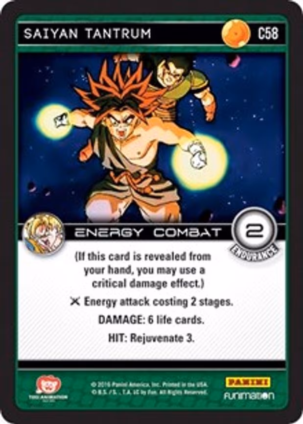 Saiyan Tantrum - Common (C58)