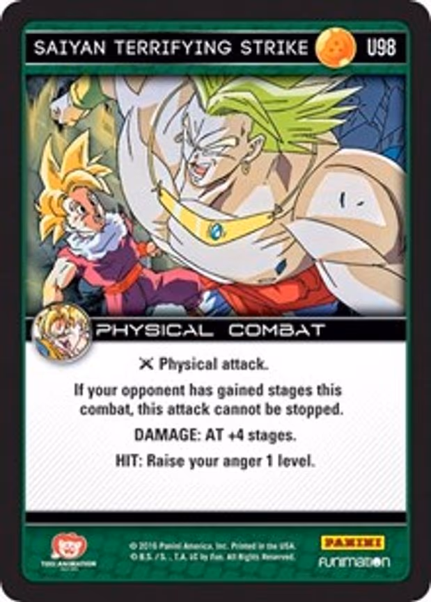 Saiyan Terrifying Strike - Uncommon (U98)