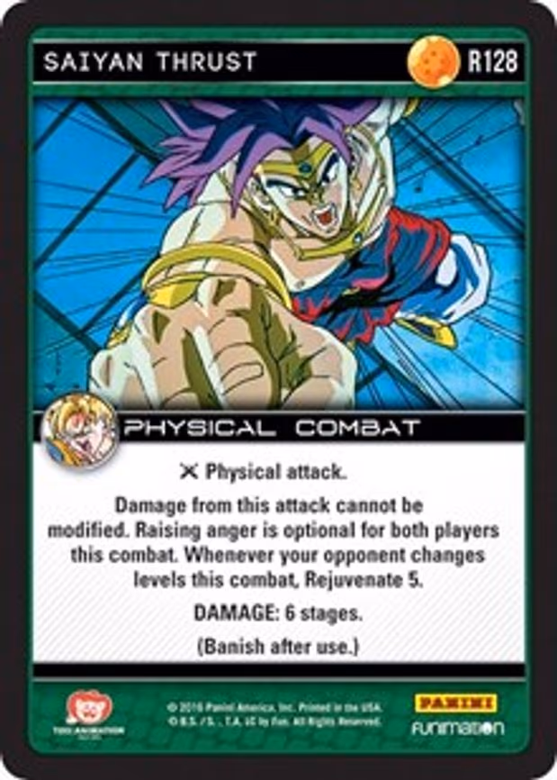 Saiyan Thrust - Rare (R128)