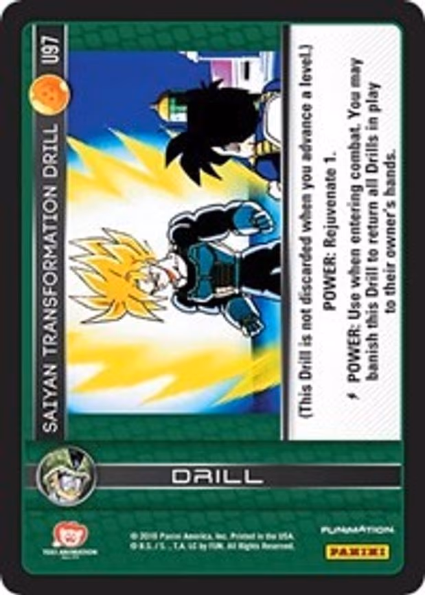 Saiyan Transformation Drill - Uncommon (U97)