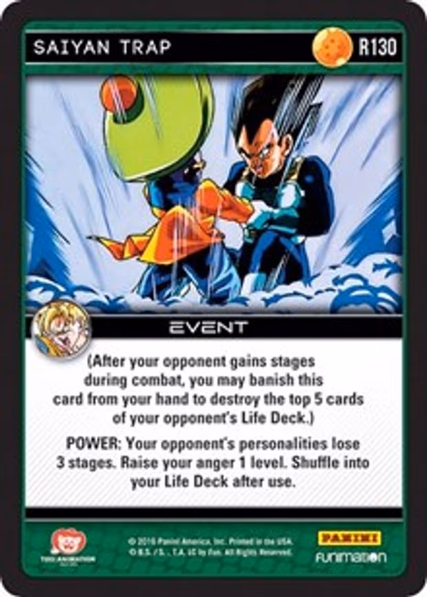 Saiyan Trap - Rare (R130)
