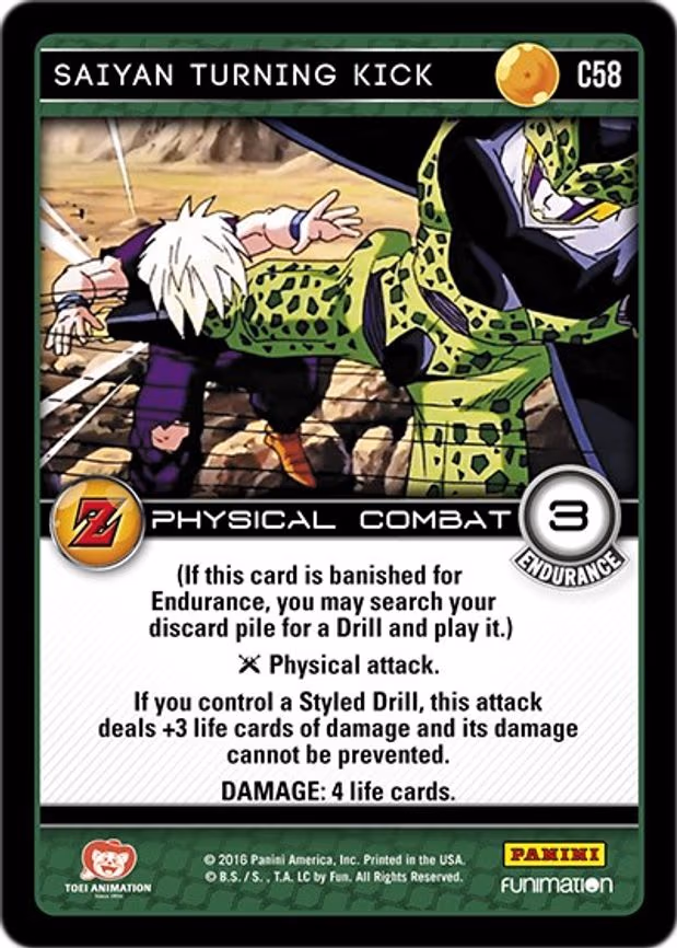 Saiyan Turning Kick - Common (C58)