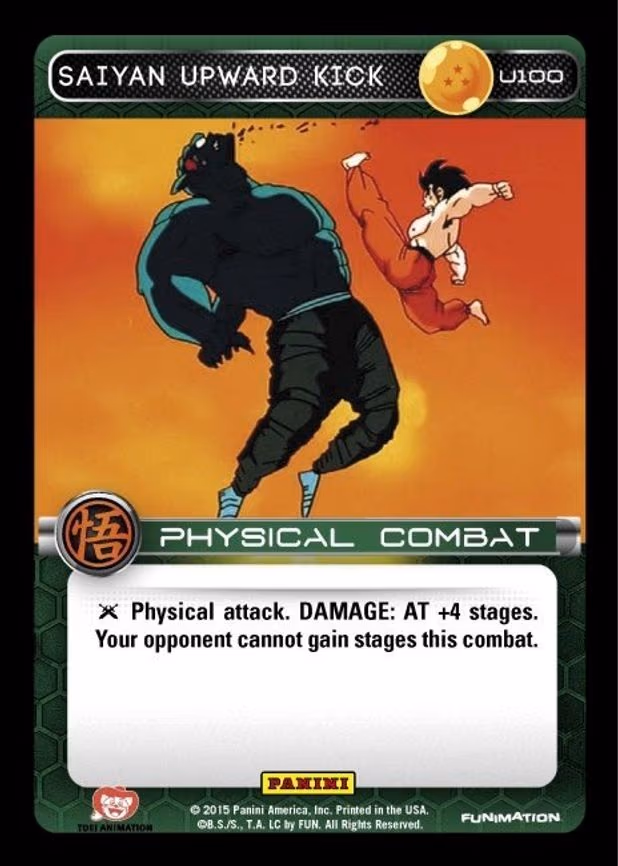 Saiyan Upward Kick - Uncommon (U100)