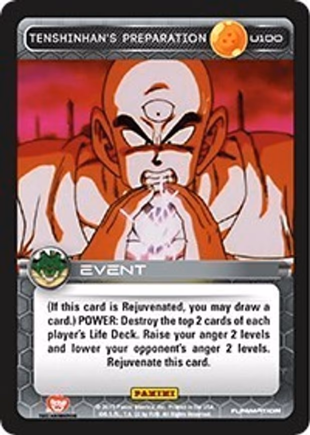 Tenshinhan's Preparation