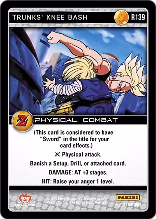Trunks' Knee Bash - Rare (R139)