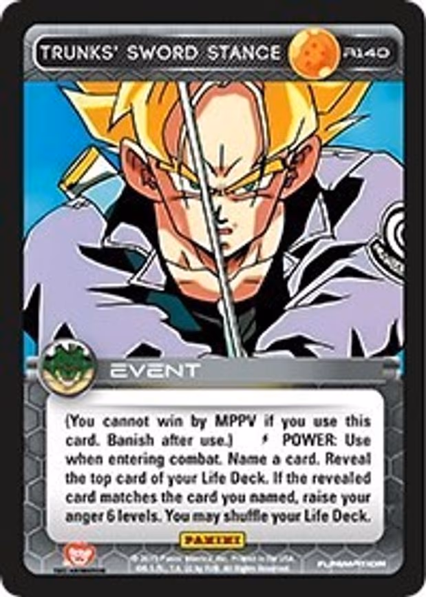 Trunks' Sword Stance - Rare (R140)