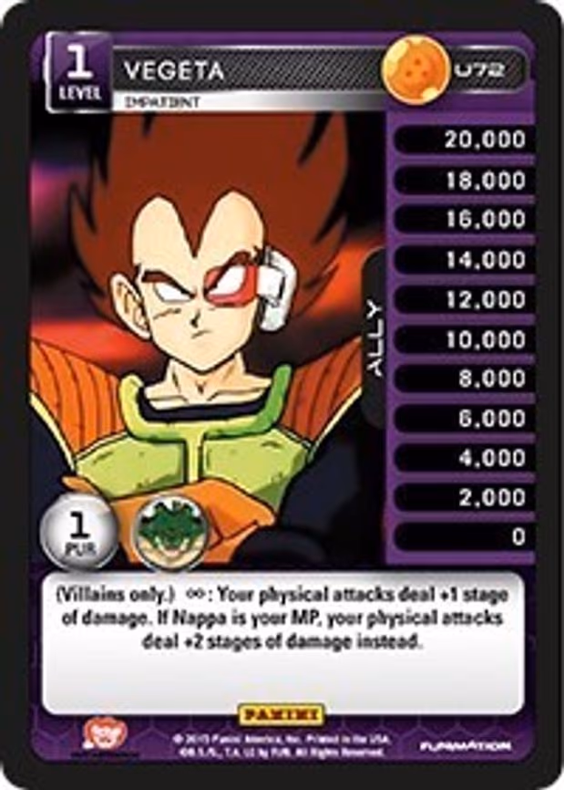 Vegeta - Impatient - Uncommon (U72)