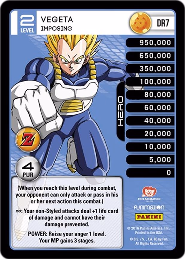 Vegeta - Imposing - Dragon Rare (DR7)