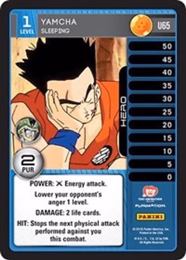 Yamcha - Sleeping - Uncommon (U65)