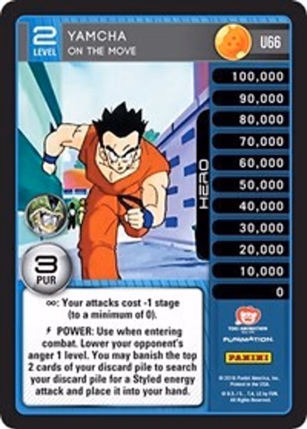 Yamcha - On The Move - Uncommon (U66)