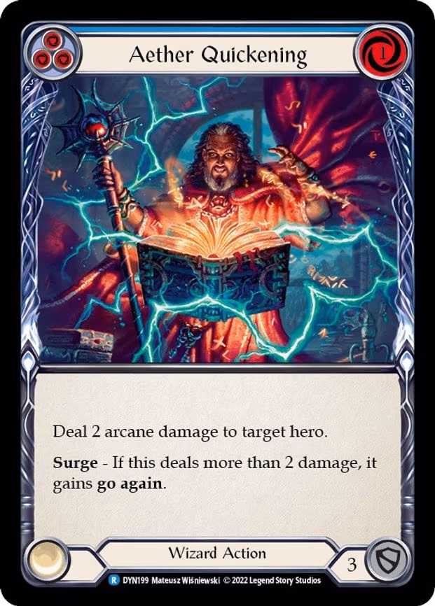Aether Quickening (Blue)