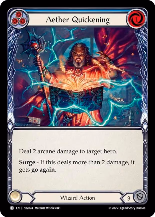 Aether Quickening (Blue)