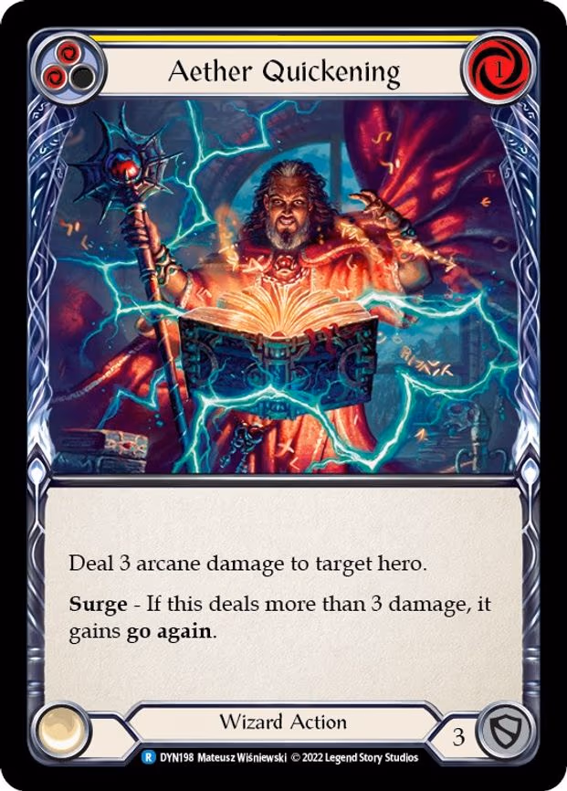 Aether Quickening (Yellow)