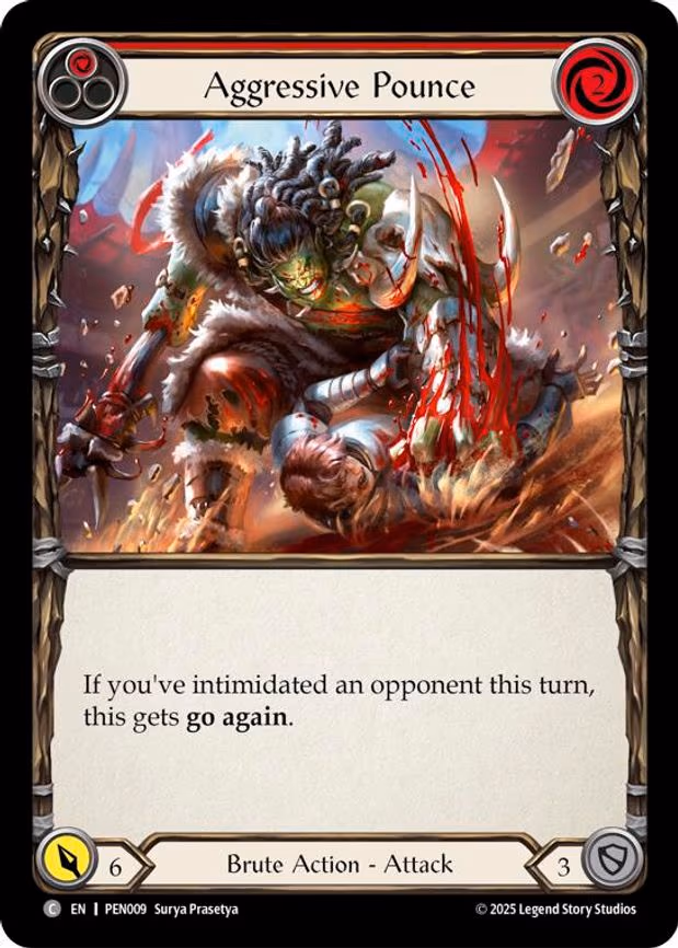 Aggressive Pounce (Red)