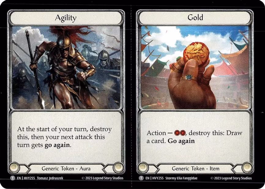 Agility // Gold // Might // Vigor