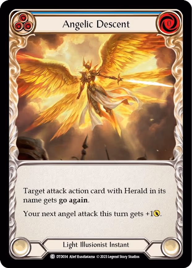 Angelic Descent (Blue)