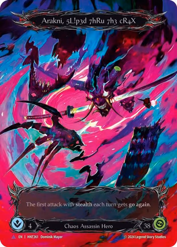 Arakni, 5L!p3d 7hRu 73h cR4X (Marvel)