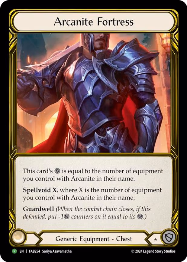 Arcanite Fortress (Golden) - Promo (FAB254)