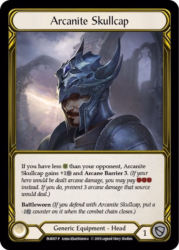 Arcanite Skullcap (Golden) - Promo (FAB007)