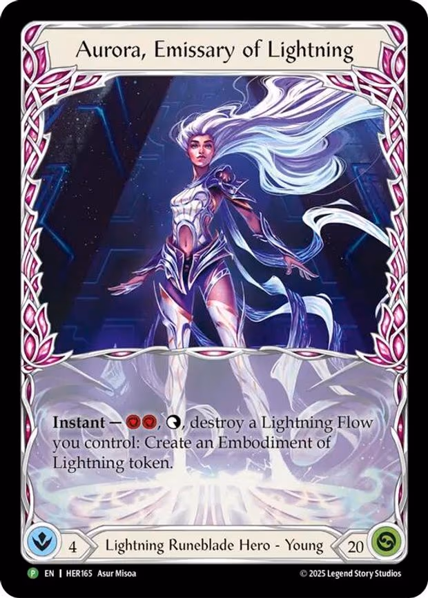 Aurora, Emissary of Lightning - Promo (HER165)