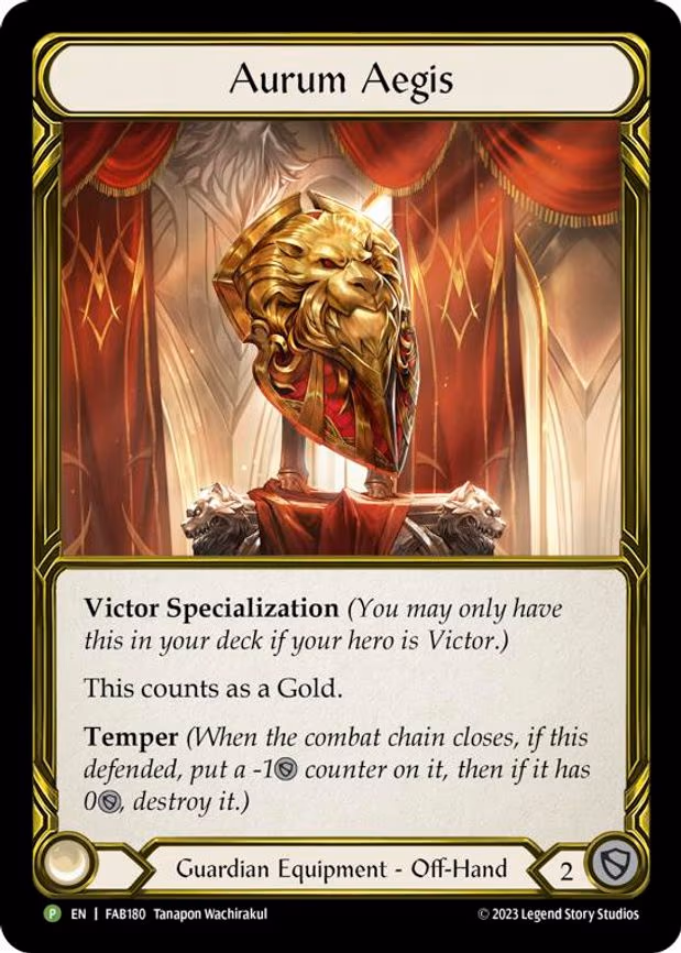 Aurum Aegis (Golden) - Promo (FAB180)
